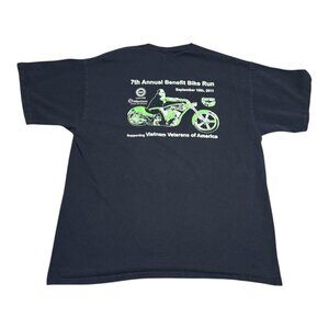 Gildan 100% Cotton‎ Vietnam Veterans Motorcycle Bike Run Shirt Adult XL